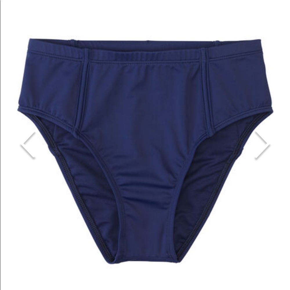 Title Nine Francie High Waisted Bikini Bottom - Black